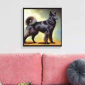 Groenendael Belgium Shepherd Dog Leinwanddruck (Insitu (Wohnzimmer))