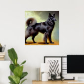 Groenendael Belgium Shepherd Dog Poster (Heimbüro)