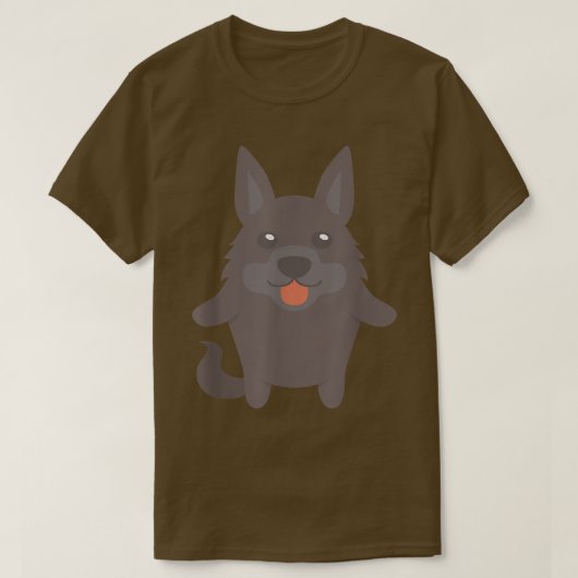 Groenendael Dog Belgian Shepherd Dog Tee Groenend (Design vorne)