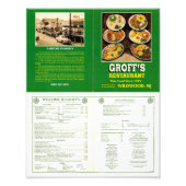 Groff's Menu Poster Art (Vorne)