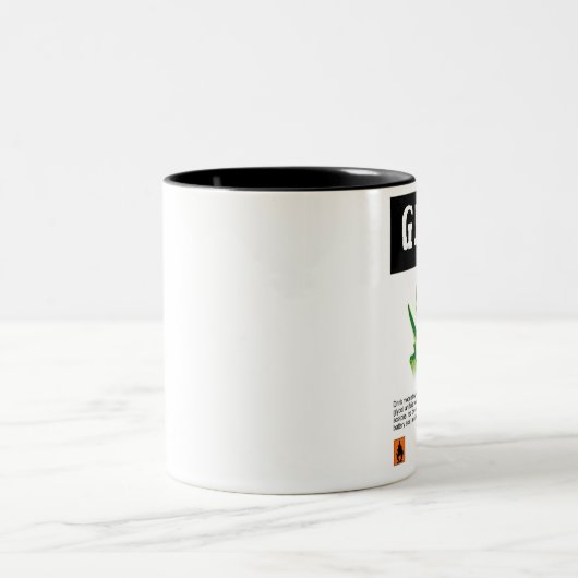 Grog-Tassengeschenk Zweifarbige Tasse (Mittel)