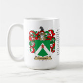 Grogan, der Ursprung, die Bedeutung und das Wappen Kaffeetasse (Links)