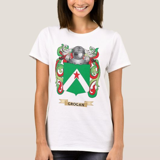 Grogan Wappen (Familienwappen) T-Shirt (Vorderseite)