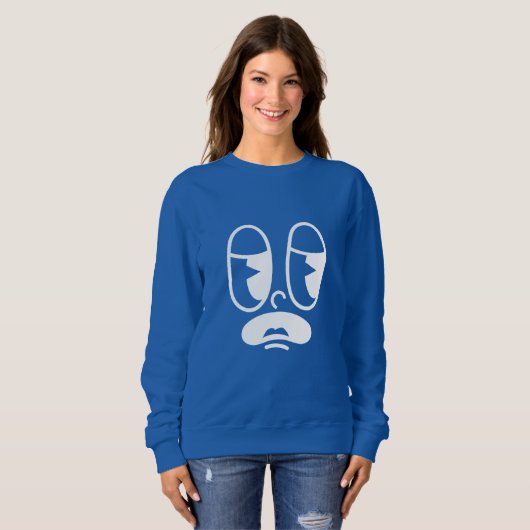 Groggy Glitch Face Sweatshirt (Vorne ganz)