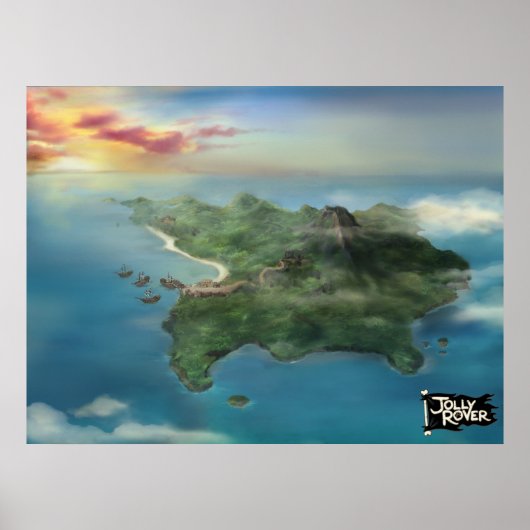 Groggy Island Poster (Vorne)