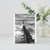 Groin and Waves Postkarte (Stehend Vorderseite)