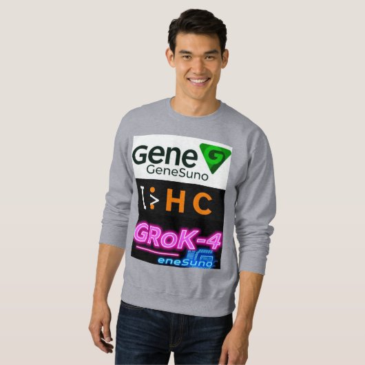 Grok4 Artificial Intelligence Gene Suno T - Shirt (Vorne ganz)