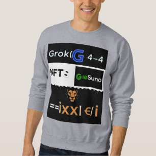 Grok4 Künstliche Intelligenz Ideenvollkommener T - Sweatshirt