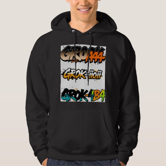 Grok4 perfect" hoodie design mit T - Shirt (Vorderseite)
