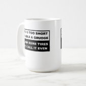 Groll Halten Lustiger Becher Kaffeetasse (Vorderseite Links)