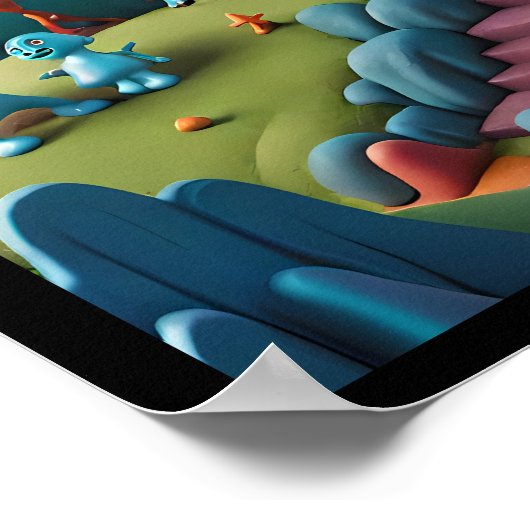 Groll Town Schoolhouse Poster (Ecke)