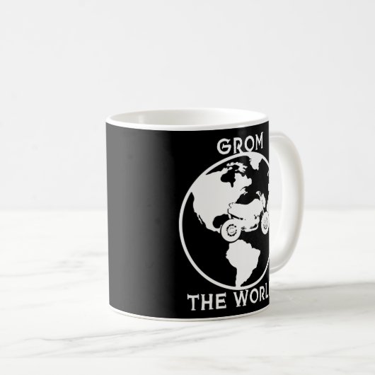 Grom der Welt Kaffeetasse (VorderseiteRechts)