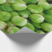 Grön Bryssel Kål Geschenkpapier (Ecke)