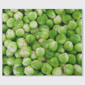 Grön Bryssel Kål Geschenkpapier (Flach)