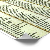 Groningen 1652 Karte Poster (Ecke)