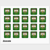 Groningen Flag Quadratischer Aufkleber (Blatt)