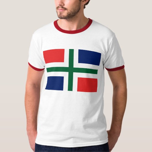Groningen-Flaggen-T - Shirt (Vorderseite)