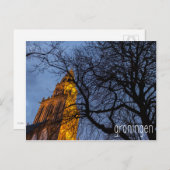 Groningen Holland Postkarte (Vorne/Hinten)