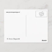 Groningen - Landkarte der Niederlande Postkarte (Rückseite)