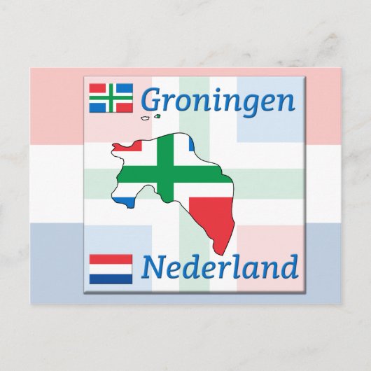 Groningen-Nederland Postkarte (Vorderseite)