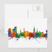 Groningen Niederlande Skyline Postkarte (Vorne/Hinten)