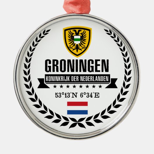 Groningen Silbernes Ornament (Vorne)