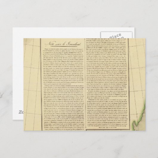 Grönland 11 postkarte (Vorne/Hinten)