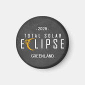 Grönland 2026 Eclipse Magnet (Vorne)