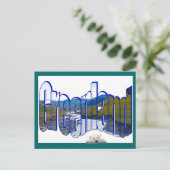 Grönland an der Spitze der Welt Postkarte (Stehend Vorderseite)