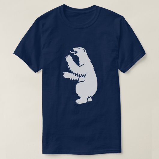 Grönland Eisbär Wappen  T-Shirt (Design vorne)