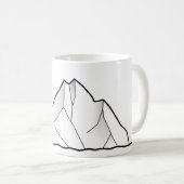 Grönland-Eisberg Kaffeetasse (VorderseiteRechts)