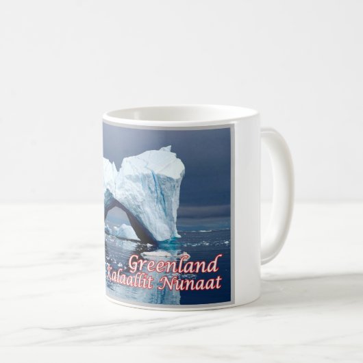 Grönland - Eisberge - Kaffeetasse (VorderseiteRechts)
