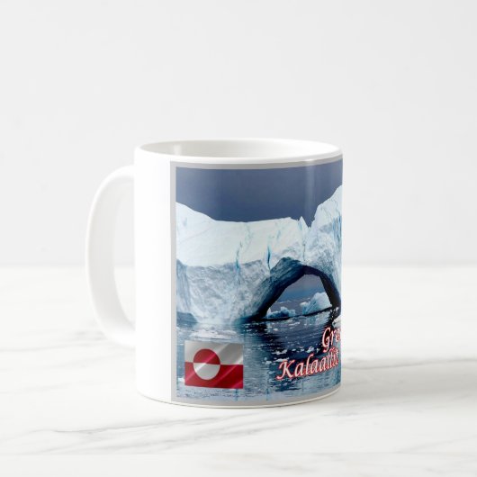 Grönland - Eisberge - Kaffeetasse (Vorderseite Links)