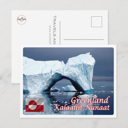 Grönland - Eisberge - Postkarte (Vorne/Hinten)
