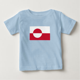 Grönland-Flagge Baby T-shirt