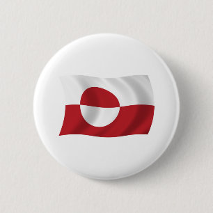 Grönland-Flagge-Button Button