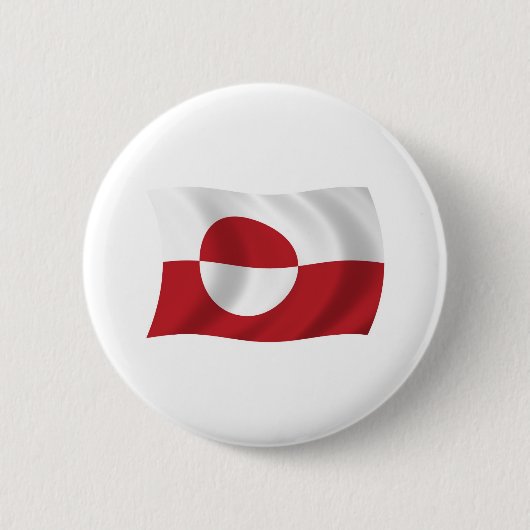 Grönland-Flagge-Button Button (Vorderseite)