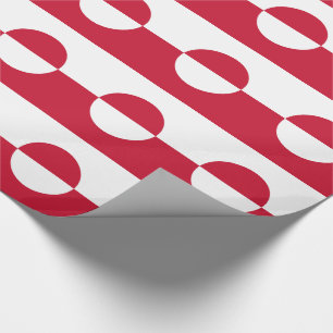 Grönland-Flagge Geschenkpapier