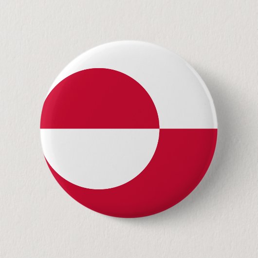 Grönland-Flagge GL Button (Vorderseite)