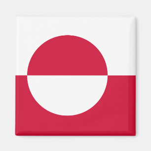 Grönland-Flagge GL Magnet