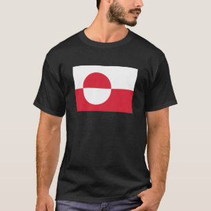 Grönland-Flagge Grönländisch Nuuk Grönländer Männe T-Shirt