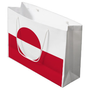 Grönland-Flagge Große Geschenktüte
