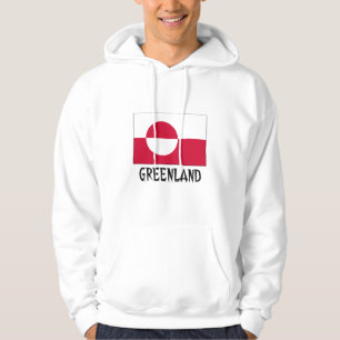 Grönland-Flagge Hoodie