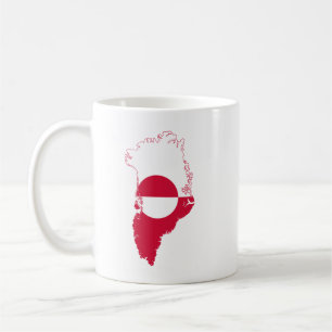 Grönland-Flagge im Land T-Shirt Kaffeetasse