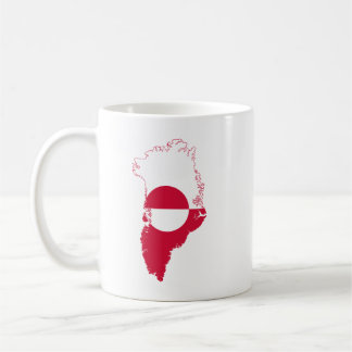 Grönland-Flagge im Land T-Shirt Kaffeetasse
