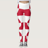 Grönland-Flagge Leggings (Vorderseite)
