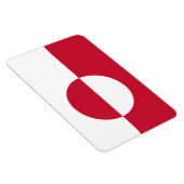 Grönland-Flagge Magnet (Rechte Seite)