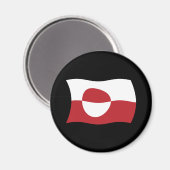Grönland Flagge Magnet (Vorderseite/Rückseite)