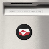 Grönland Flagge Magnet (In Situ (Geschirrspüler))