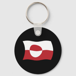 Grönland Flagge Schlüsselanhänger